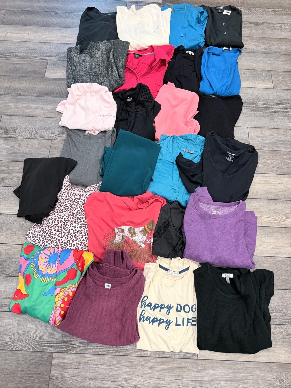 25pc Women’s tops and dresses - Large & XLarge